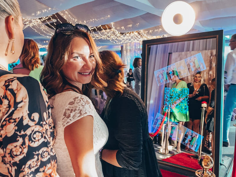 Fotobox mieten Schwetzingen Fotospiegel Hochzeit