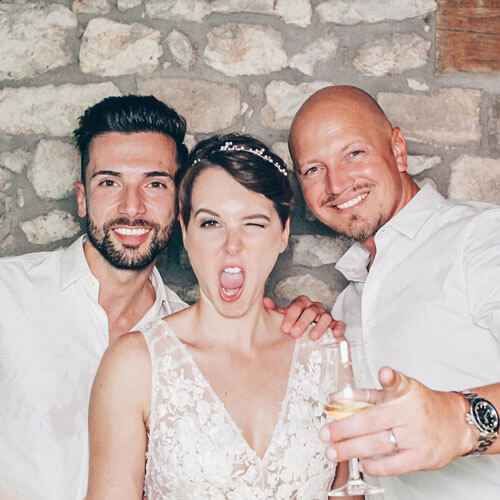 Fotobox mieten Hochzeit mit Sofortdruck