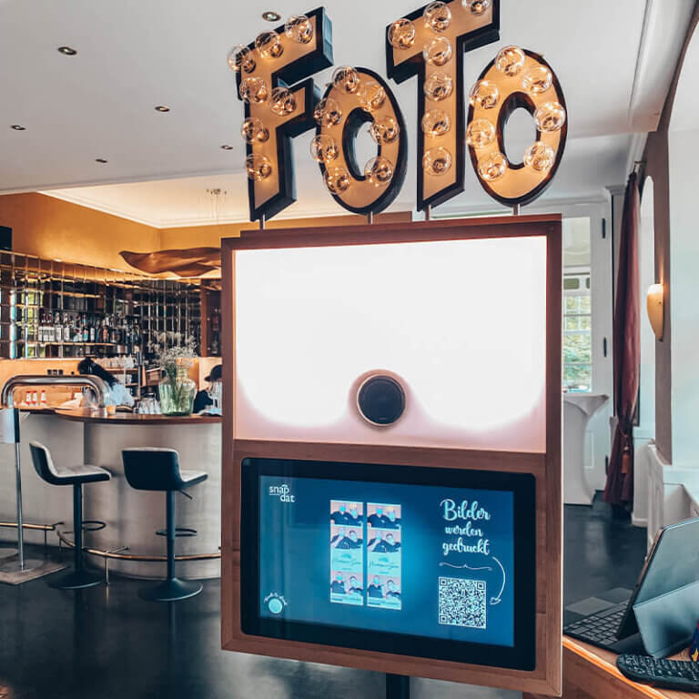 Fotobox mieten SnapDat Drucker